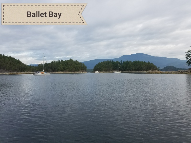 Spent one night in a well protected, beautiful spot off Jervis Inlet.