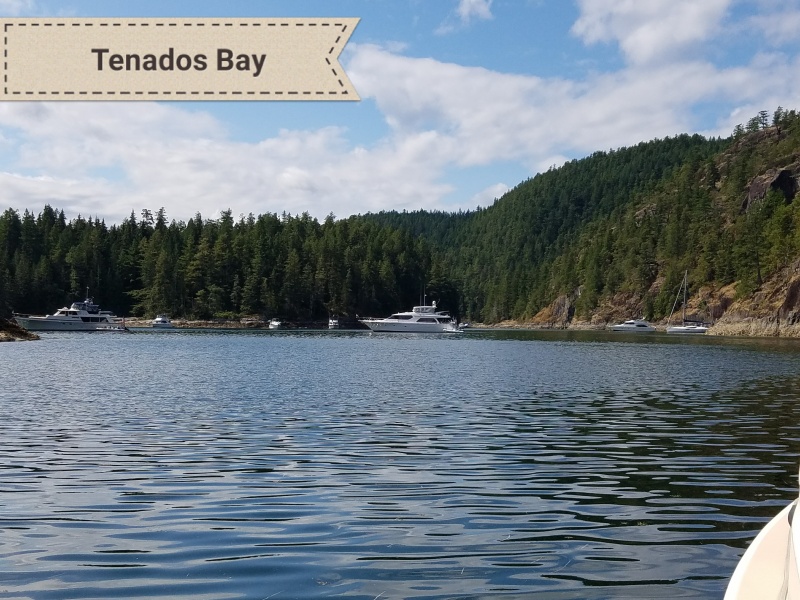 Spent two nights at Tenados Bay.