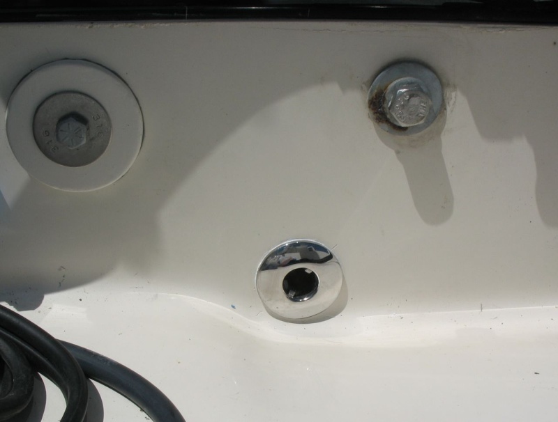 Splashwell drain, finished, inside