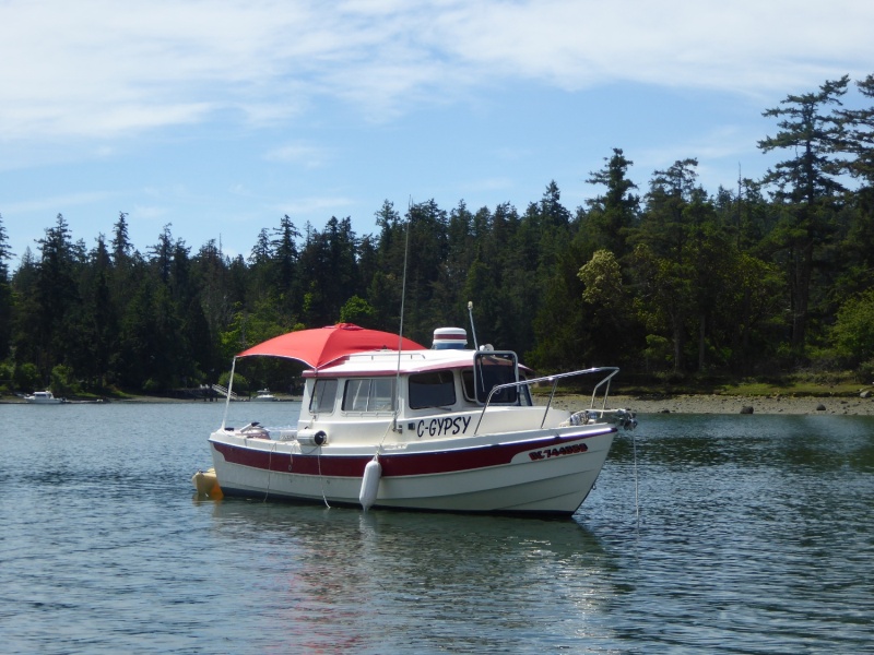 Spotted C-Gypsy in Garrison Bay on Monday, but no sign of Sandra!