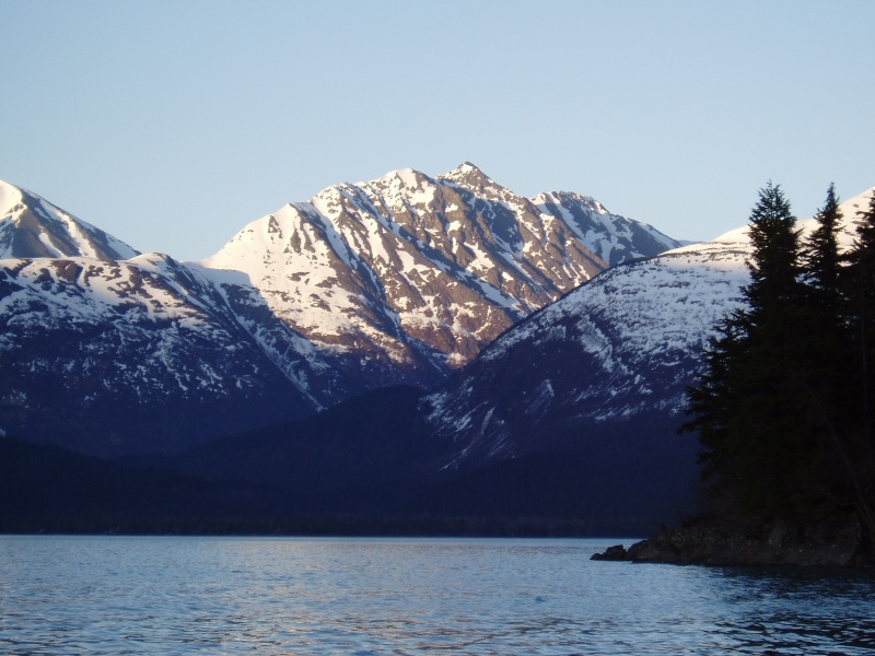 Spring evening Resurrection Bay, Seward AK