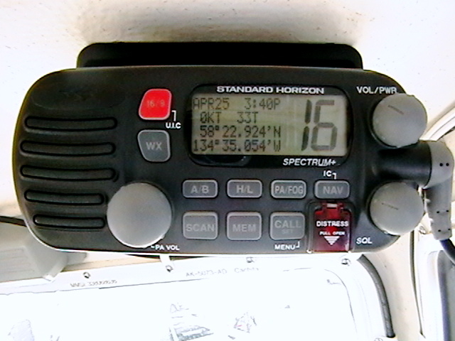 Standard Horizon radio setup with DSC (Raymarine NMEA)