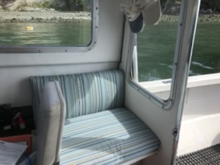 Starboard aft seat