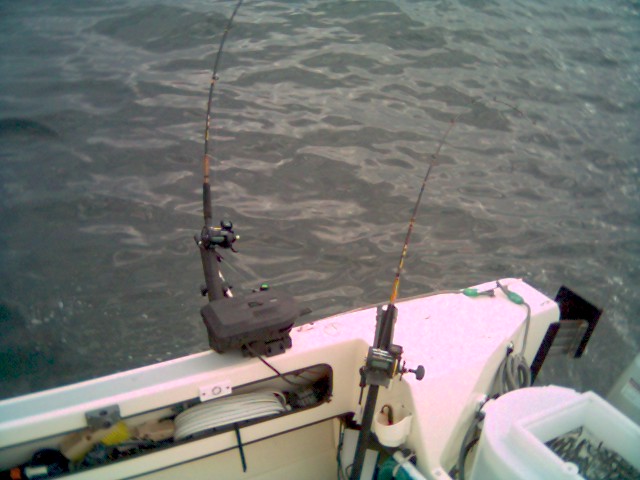 Starboard side Downrigger