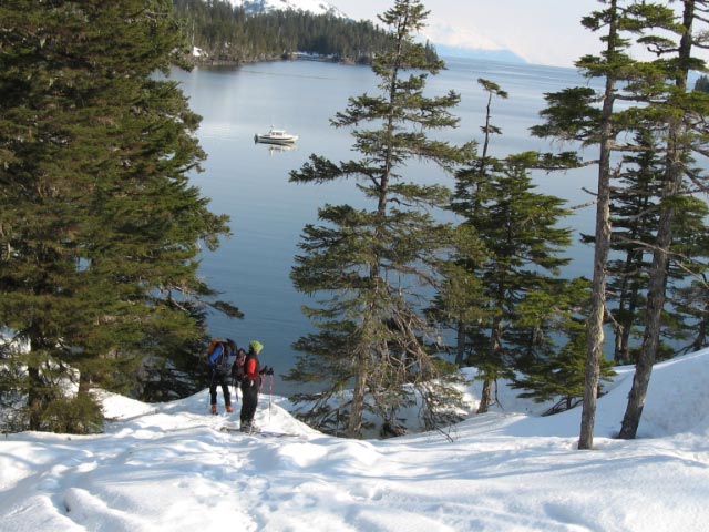 Starting up the mountain
