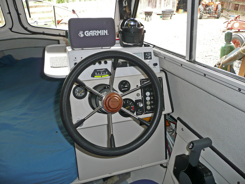 steering with David's wooden center