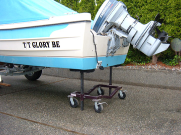 Stern Dolly. The post supports clear the ground by 1/4"