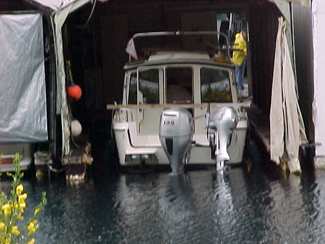 Stern View, Tacoma Yacht Club Boathouse