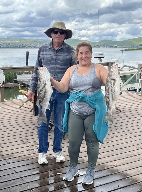 Steve and Carmen with their fish