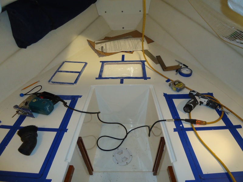Storage in the berth