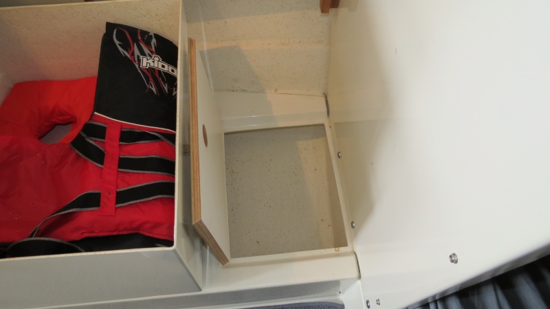 Storage under Passenger Seat and Floor
