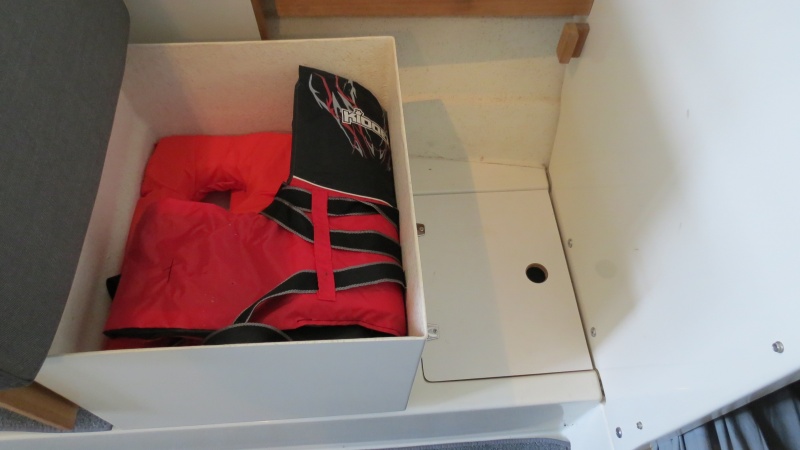 Storage under Passenger Seat and Floor