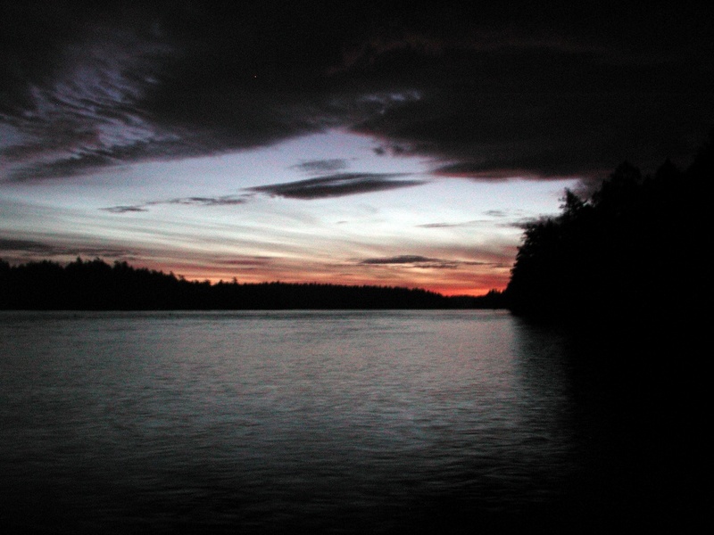 Stuart Island Sunrise 1 - 2-22-04