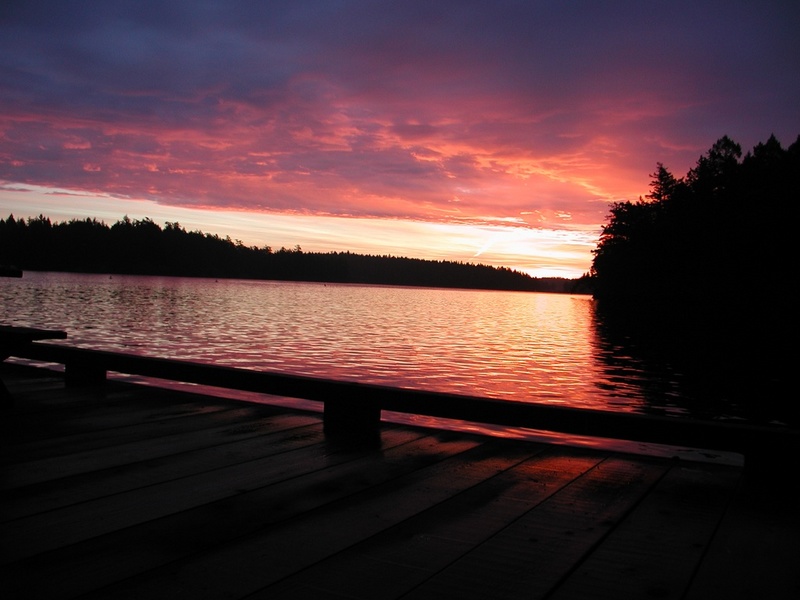 Stuart Island Sunrise 3 - 2-22-04