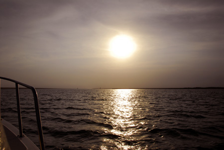 Sun through the haze