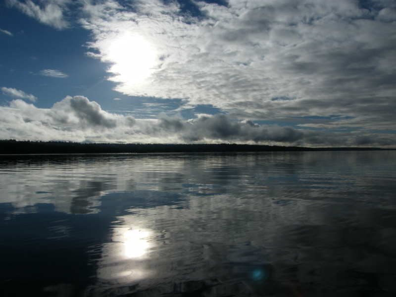 Sunrise and calm, Tacoma Narrows