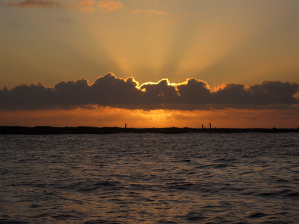 Sunrise in the jetties