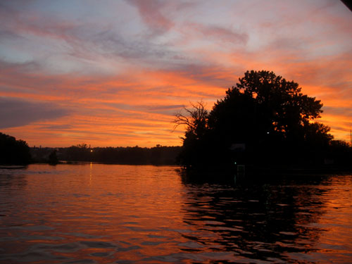Sunset after the rain