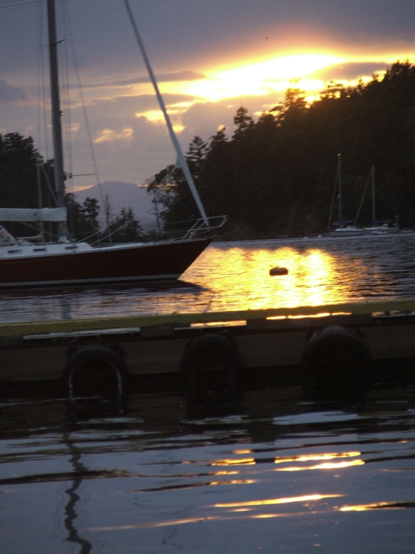 Sunset at Montague Harbour