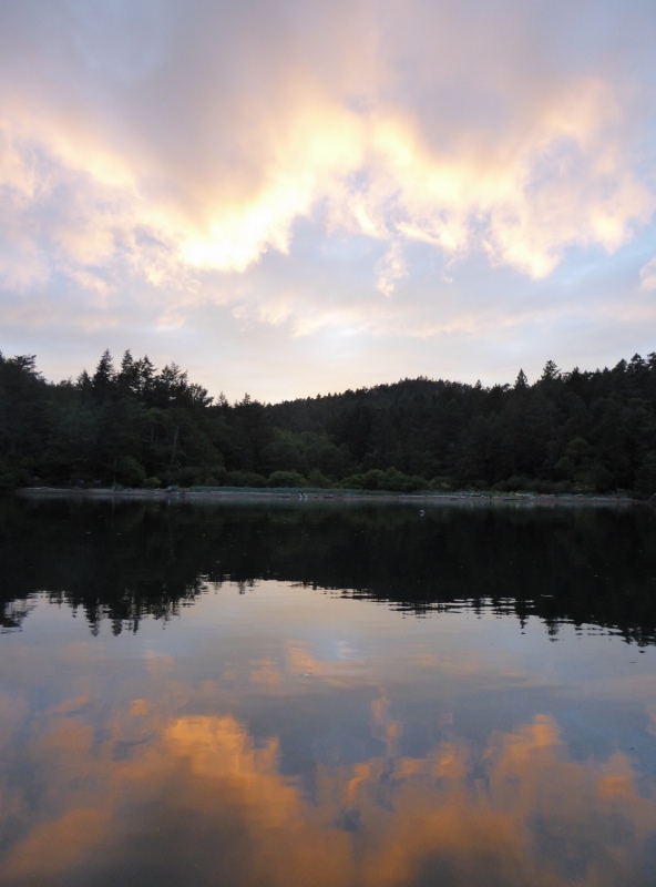 Sunset in Reid Harbor