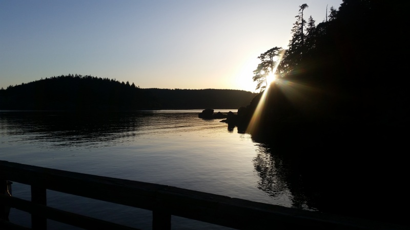 Sunset on James