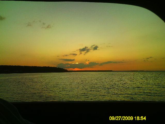 Sunset on the Neuse River, NC Sunday night after another great C-Dory Gathering.