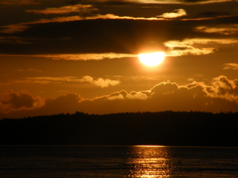 Sunset South Sound 1/26/10
