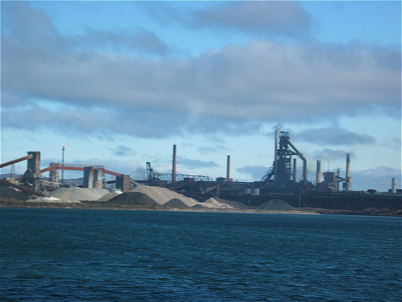 Surreal Algoma steel works Ontario