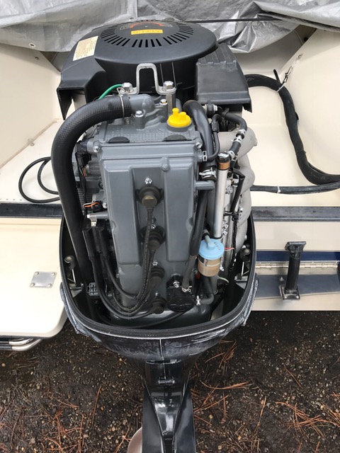 Suzuki DF 90 outboard engine.