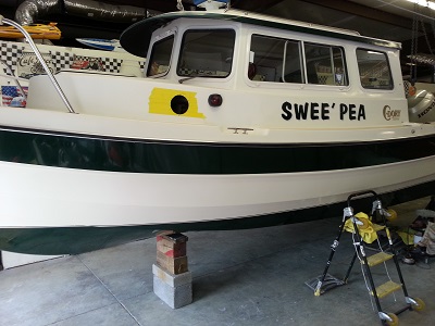 Swee Pea Getting There.