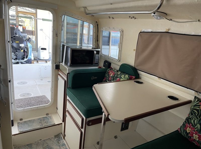 Table and microwave/solar controller