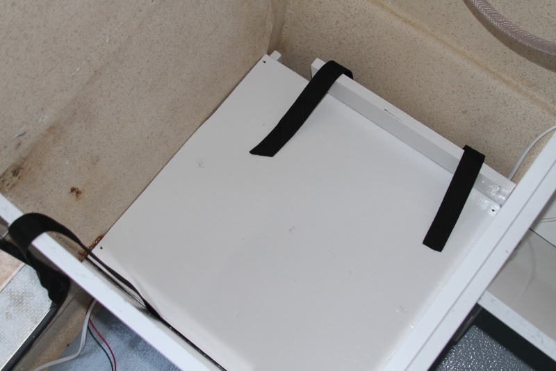 Tank Base with lip hold in place
