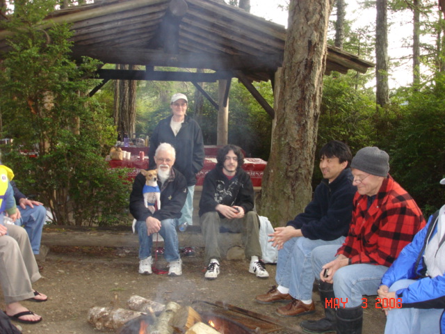 Terry holding Chloe, Ann,
and Jake (ROCK-C)
Yuji & Jim (ENDURANCE)