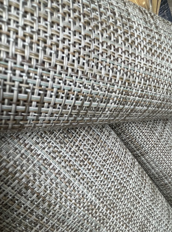 Thanks to John and Eileen Highsmith of Cat-O-Mine for making me aware of PFIFERTEX a vinyl woven material for an enclosure that is so much more practical for those of us who live on the Gulf Coast... it breathes and repels most of the water while keeping bugs out.