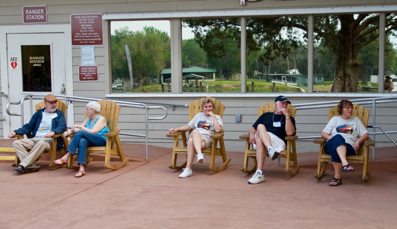 That old rocking chair ...  was the most popular place to sit.  Shade, and companionship.