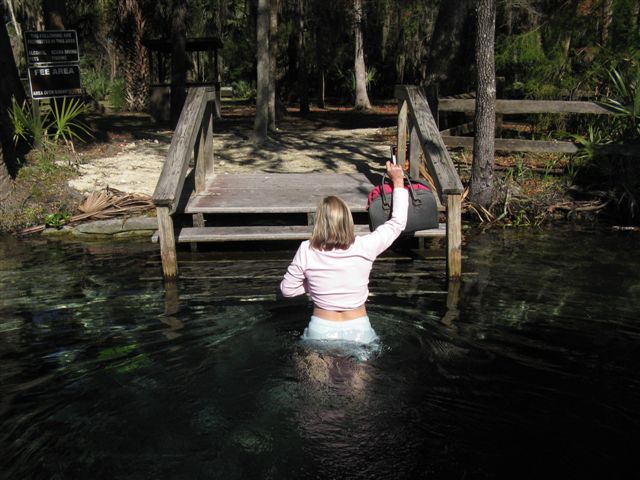 That water's cold!
