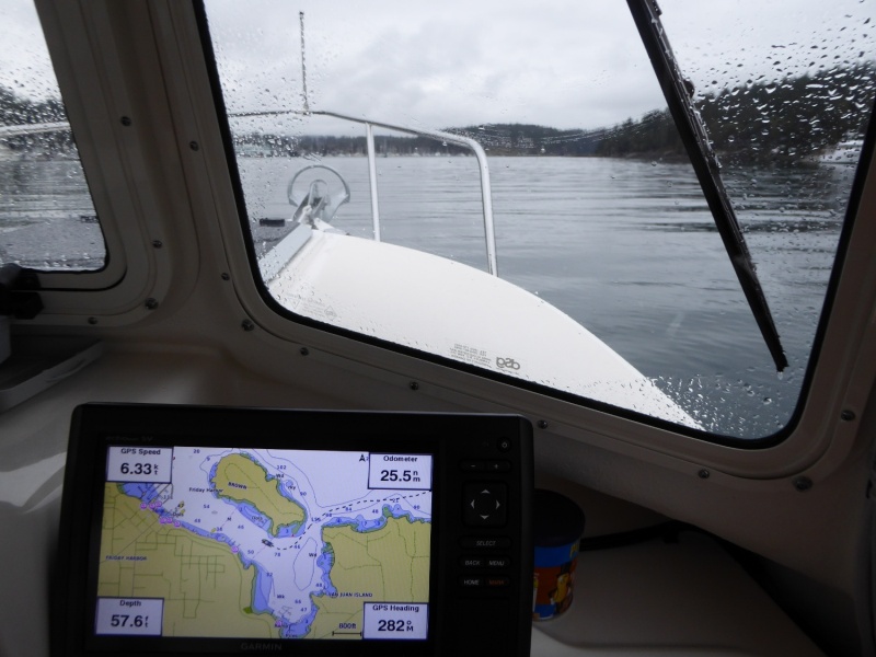 The "back entrance" to Friday Harbor