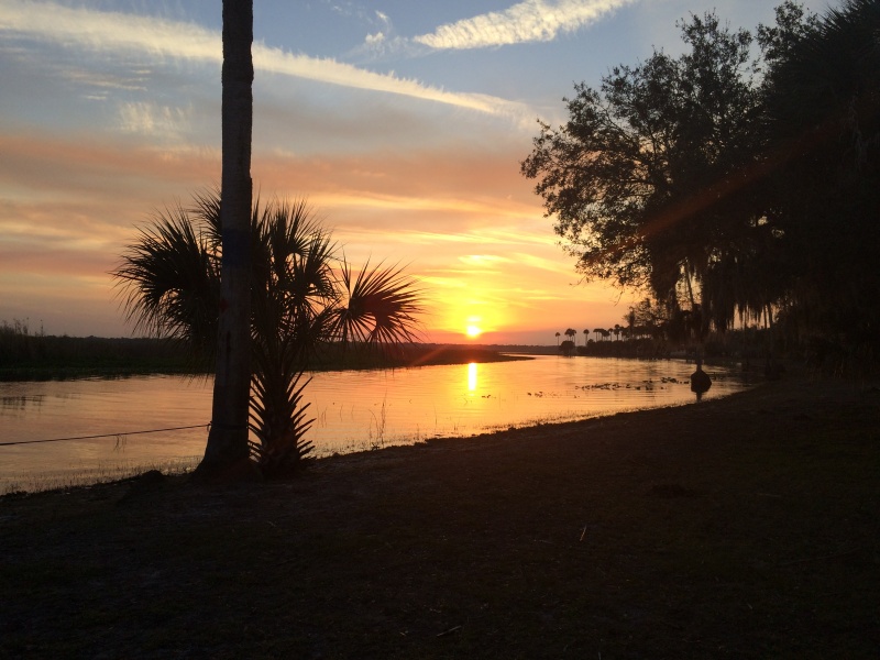 The beauty of this spot is that unlike a lot of the river it is wide open. This particular site gives one the sunrise and sunsets