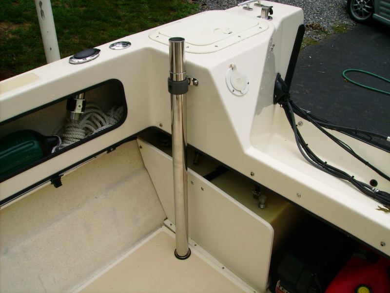 The bottom portion of the Garhauer Davit.