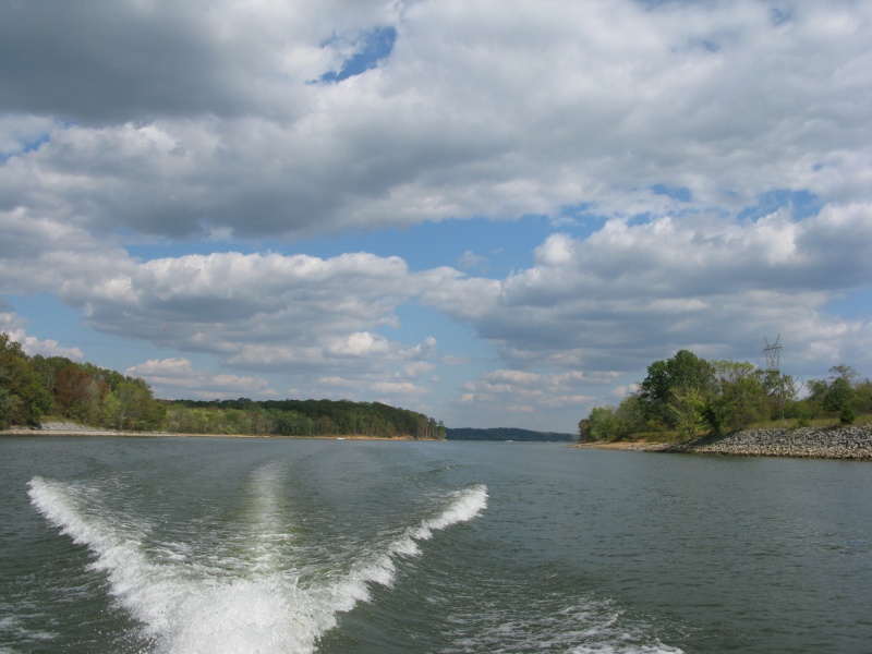 The canal between Kentucky Lake and Lake Barkley.