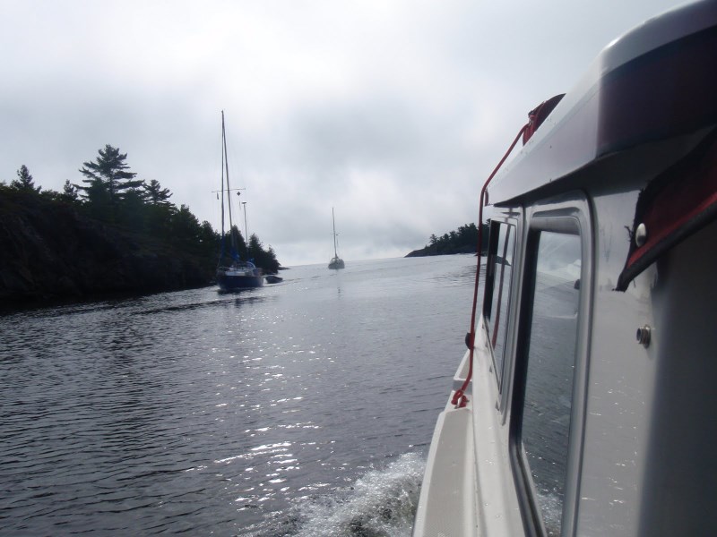 The cut of Little Detroit in the North Channel Ontario 2010