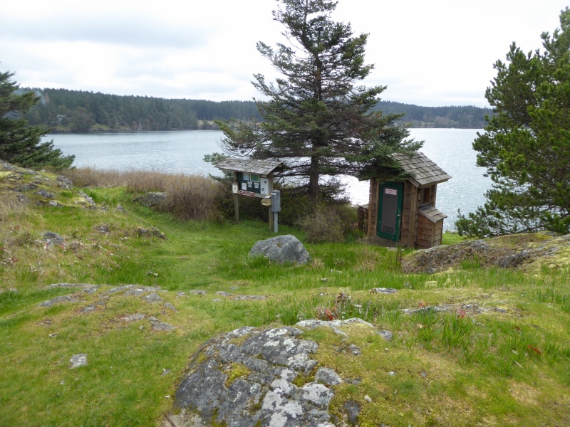 The "facilities" on Blind Island