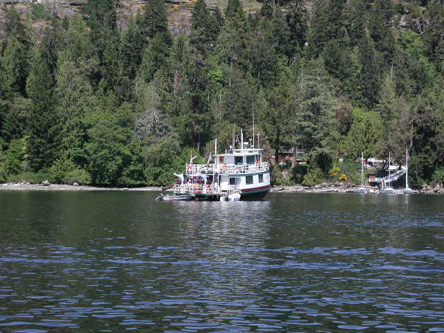 The floating Bakery. Fresh bread and breakfast pastries. Montague Harbour BC