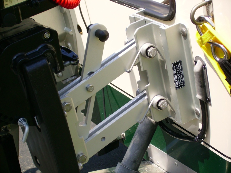 The Fulton mount will lower the kicker 14 1/2 inches, placing the prop at the proper height.