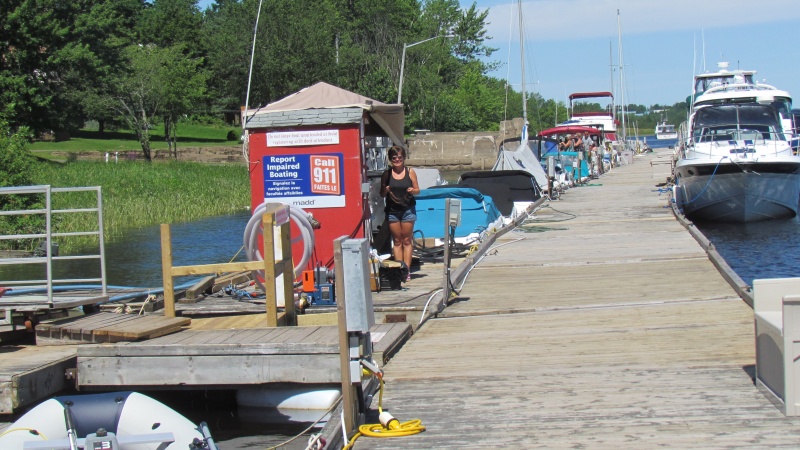 The Gagetown dock master a real sweetheart, if I could only remember her name.