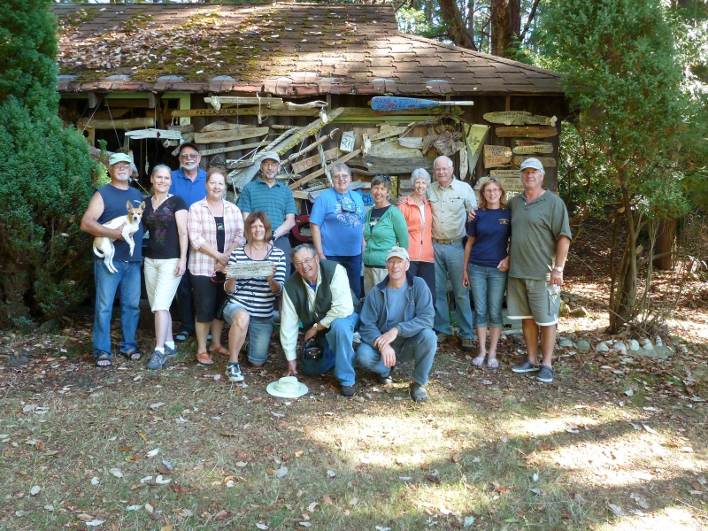 The group that carried on to Conover Cove