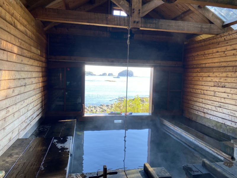 The hot springs