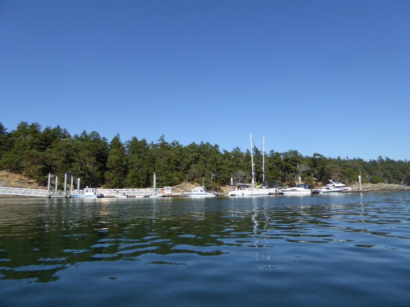 The inner dock in Fossil Bay, 4 PM on a Labor Day weekend Sunday. Not as busy as I expected!