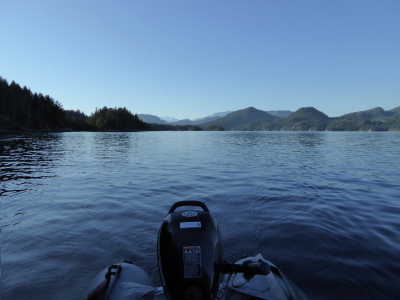 The Kaboat rows really well. The motor is good for coming home when tired!