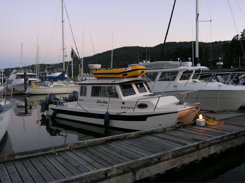 The Lori Ann at Ganges Salt Spring Marina.